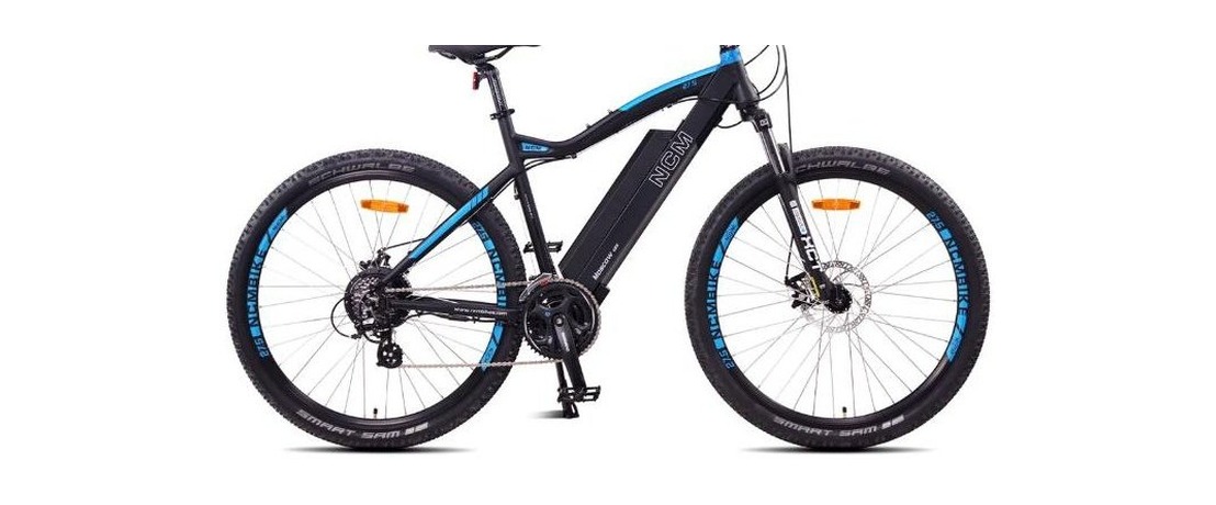 NCM Moscow e-mountain bike, our premium trail e-bike
